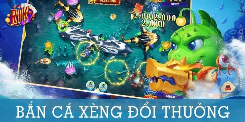 Bắn Cá Xèng: Game Săn Cá Mới Lạ, Hấp Dẫn Tại RIKVIP 1 Game chơi bắn cá xèng tại RIKVIPs thu hút đông đảo bet thủ tham gia.