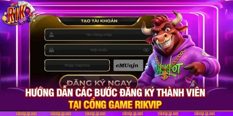 Đăng ký tài khoản chơi tại RIKVIP rất nhanh gọn, dễ thực hiện